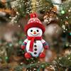 Christmas Ornaments Cartoon Snowman/Santa Xmas Tree Hanging Decoration Holiday Acrylic Decor for Christmas Valentine's Day Winter Party Supplies