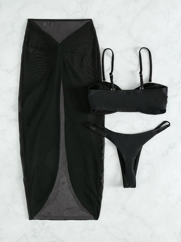 2023 European & American Three-Piece Swimsuit: Women's Bikini Set