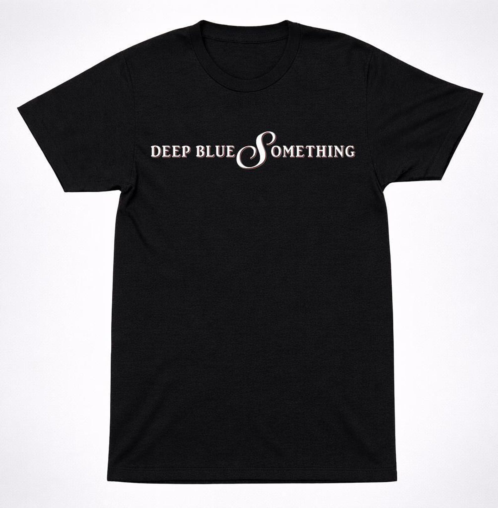 Deep Blue Something T-Shirt: 90s Alt Rock Band - Script Logo Design 2XL