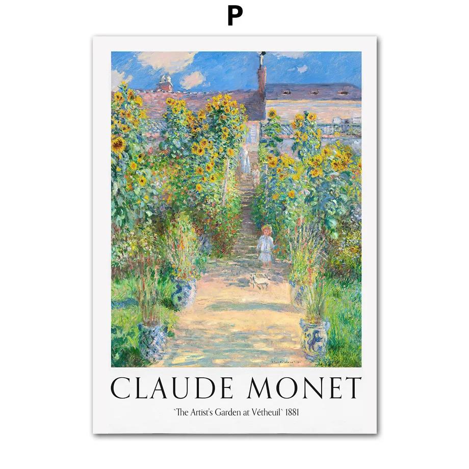 

Матисс Моне Рыбный сад Водяные лилии Винтажные постеры и принты Настенная живописьКартины на холсте для декора гостиной 21x30cm No Framed