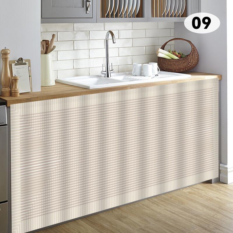 1PC Cabinet Curtain Kitchen Shelf Curtains Decorative Laundry Cabinet for Open Shelves Cupboard Decor Cupboard Door Cover