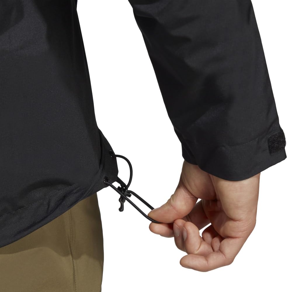 Adidas RB364 Terrex Multi Rain Sizes Men's RAIN.RDY Two-Layer Jacket, Black, J/XL