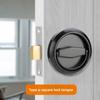 Invisible Recessed Door Lock Stainless Steel Handle Keyless Mechanical Outdoor Fire Proof Home Security Hardware