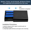 UPS 18650 Power Bank Case Weld-Free 3/4/6 cells Uninterruptible Power Supply Box 5V/9V/12V/16V Backup Power Supply DC 5.5*2.1mm