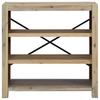 Bookshelf 3 Tiers 80x30x80 Cm Solid Acacia Wood