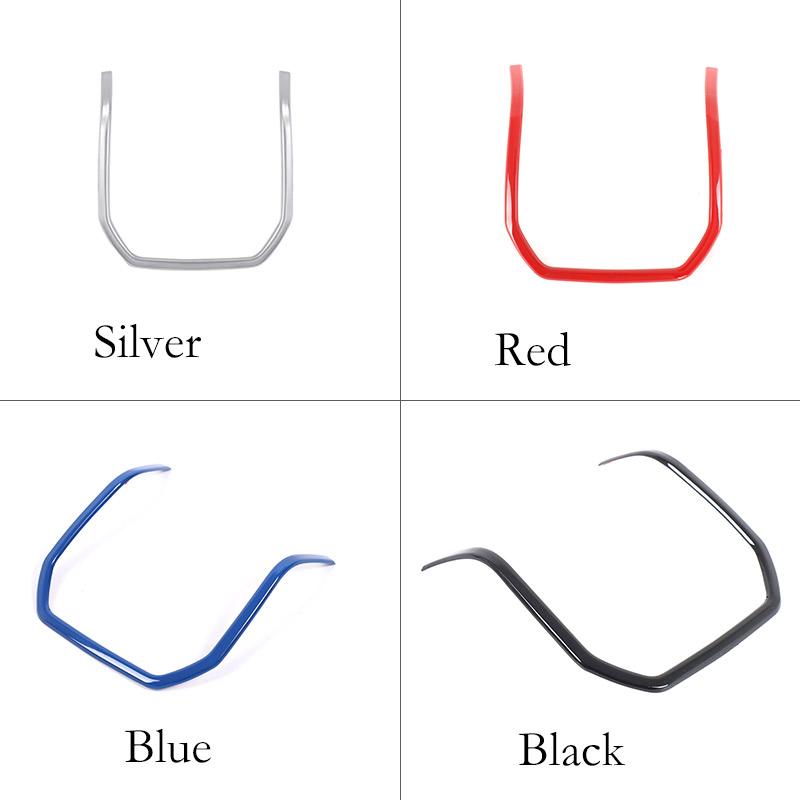 ABS Chrome Car Steering Wheel Decoration Strips Stickers Sequin For Land Rover Range Rover Evoque 2012-2018 Interior Accessories