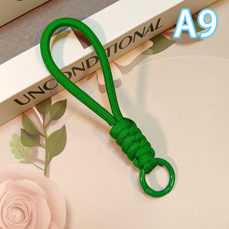 1pcs Paracord Braided Woven Keychain Lanyard Buckle Emergency Survival Bagpack Key Ring Wristlet Strap Car Trinket Key Holder