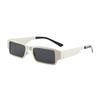 90S Luxury Fashion Sunglasses Vintage Women Brand Rectangle Metal Frame Sun Glasses Y2K Style Steampunk Eyewear Gothic Aesthetic