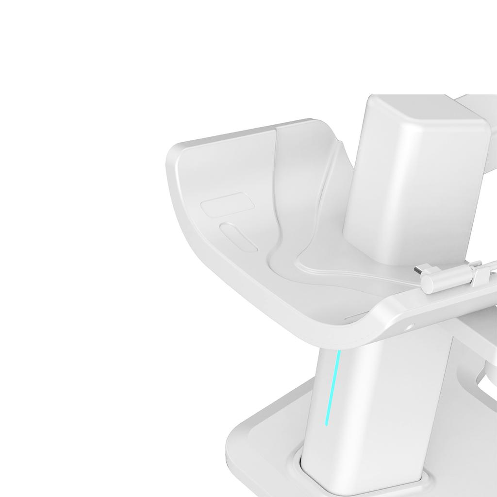 VR Stand Headset Charging Dock LED VR Display Stand Accessories for Quest 3 Headset Controllers Charging Racks