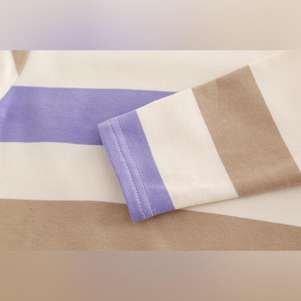 Detská ležérna súprava s dlhým rukávom, pohodlné outfity na každodenné nosenie