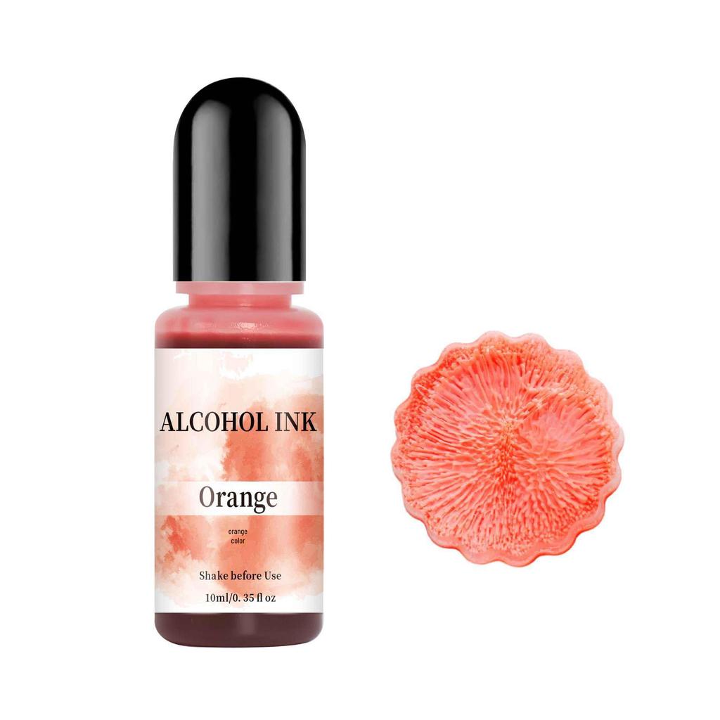 Automatic Diffusion 3D Bleeding Effect Crystal Epoxy Colorant - 30-Color DIY Alcohol Ink Set