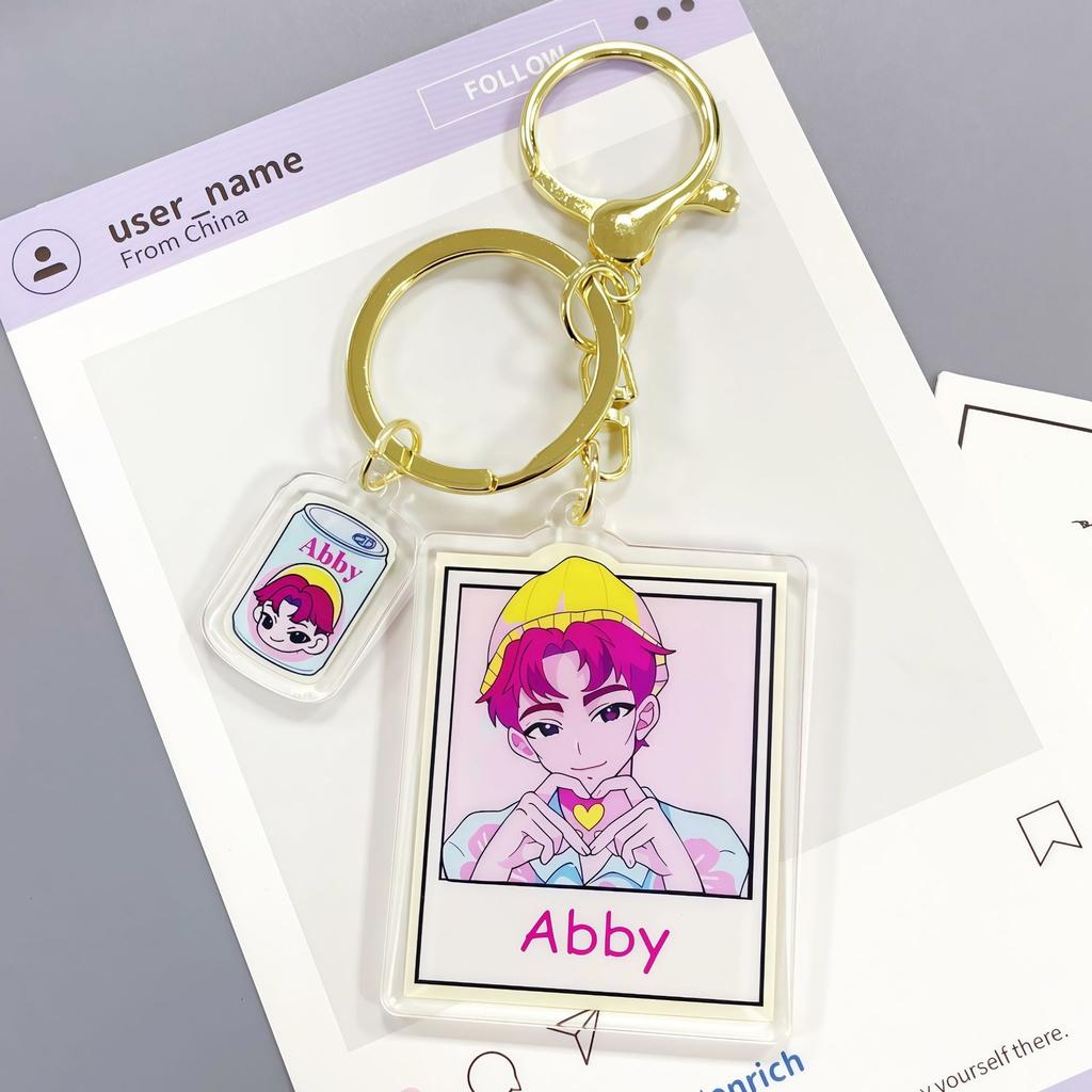 Hot Selling Witch Hunt Anime Peripheral Outdoor Student Backpack To Give To Friends Double-sided Spray Acrylic Keychain Fashion