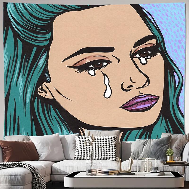 

unframed Anime Wall Tapestry Aesthetic Room Decor Grunge Vaporwave Wall Hanging Japanese Style Tapestry Bedroom Decoration Home 74x94cm(29x37in)