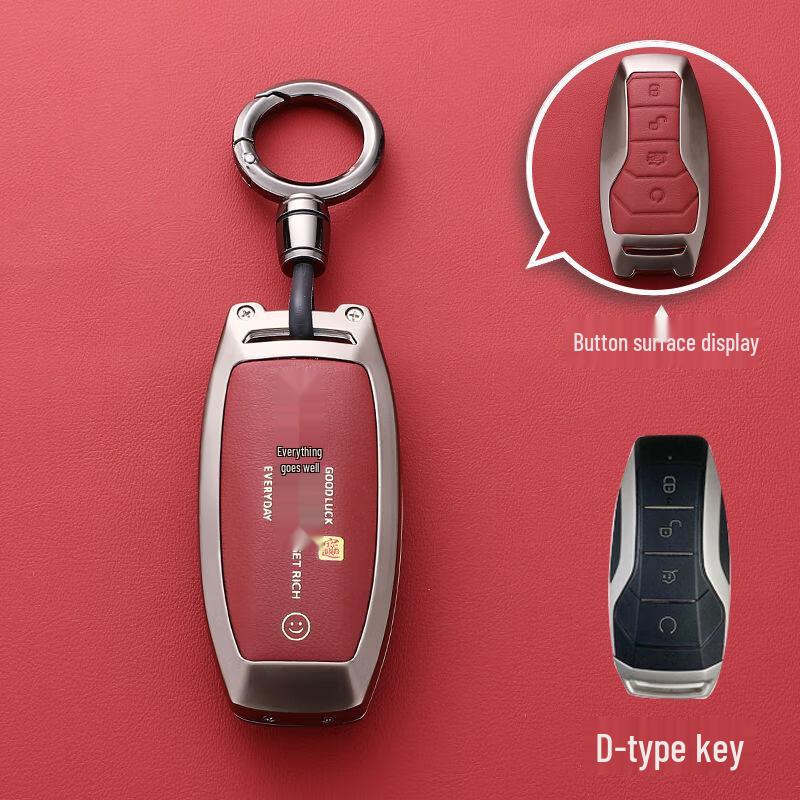 BYD Key Case for Han, Qin Plus DMI, Song Pro, Dolphin, Yuan, Tang, EV Seal, Seagull, Frigate, and Destroyer Models