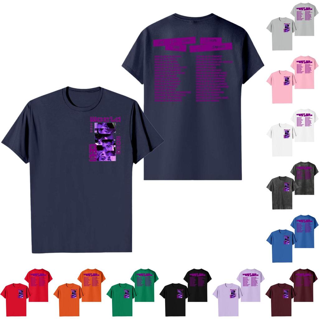Adult and Kids Casual Letter Print Short Sleeve T-Shirt for Family Matching Everyday Wear