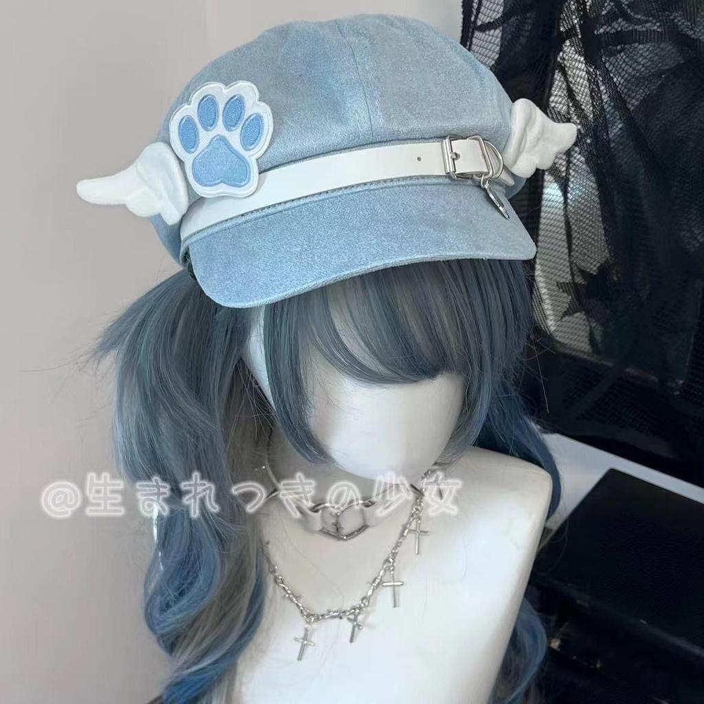 Cat Claw Wing Beret Subculture Hat Cute House Culture Ground Bud Hat