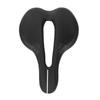 Bike Saddle Shock Absorbing Comfort PU Microfiber Leather Mountain Bike Seat for Road Bike Riding