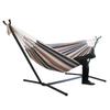 Anti-Rollover Canvas Hanging Hammock Chair for Outdoor Camping