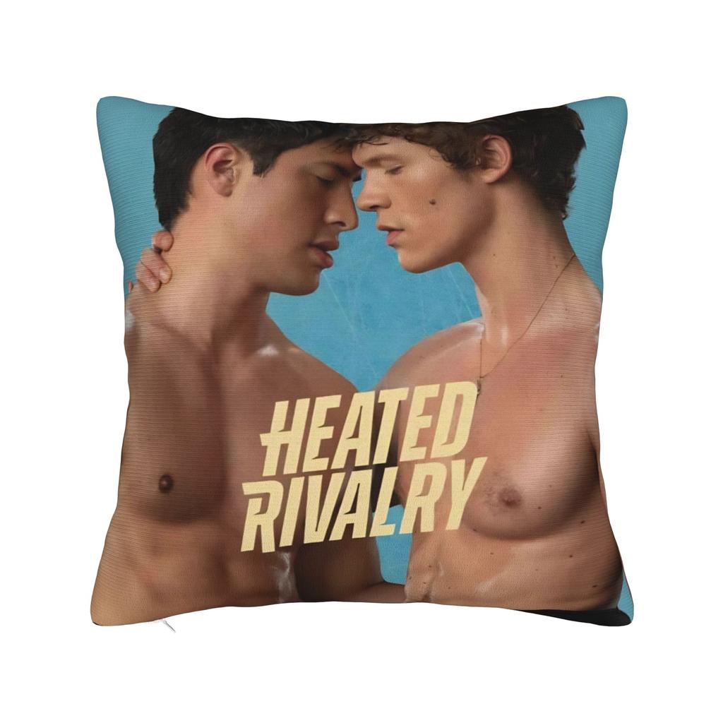 Shane Hollander & Ilya Rozanov Pillowcase Cushion Cover Decorative Heated Rivalry Throw Pillow Case Cover Home Zippered 40*40cm