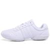 Yingrui Women's White Aerobic Dance Shoes - Soft Sole, Non-Slip, Perfect for Cheerleading and Children's Training (Model 610)
