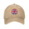 Make Britain Great Again Baseballkappe Retro Distressed Baumwolle Reform UK Sonnenkappe Herren Damen Outdoor Sommer Verstellbare Kappen Hut