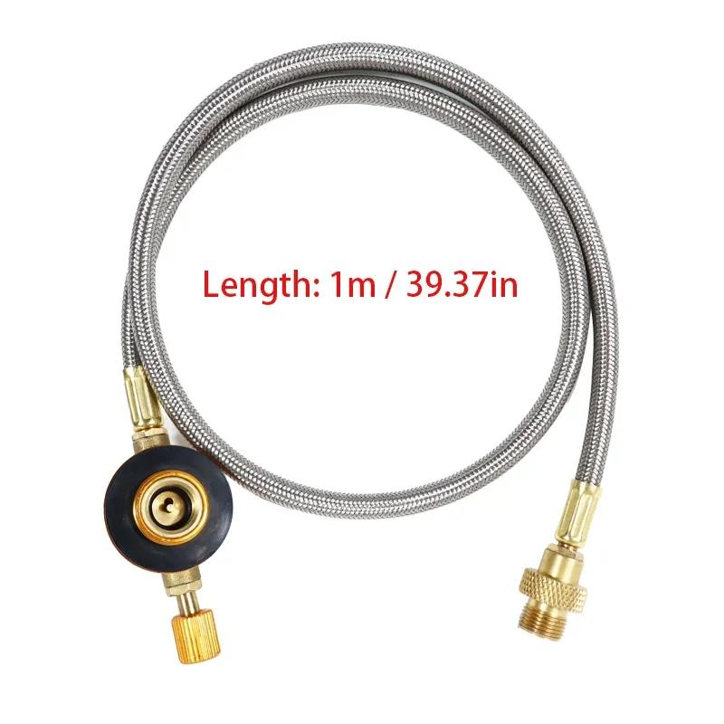 

Газовый адаптер для походной плиты, газовый преобразователь для сплит-печи, газовый адаптер для бутана, принадлежности для приготовления пищи, пикника и кемпинга