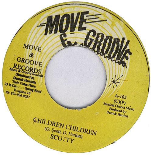 7inch Record SCOTTY (2) - Children Children A105 Move & Groove Jamaica Reggae, Ska & Dub Used