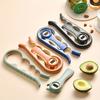4in1 Multifunctional Jar Can Opener Set, 2Piece Kitchen Twist Cap and Lid Remover, Ergonomic Easy Grip, Durable Plastic Material