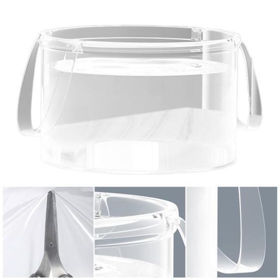 6.8/12L Foldable Water Bucket with Portable Handle Waterproof PVC Wash Basin Bag Multifunctional Outdoor Camping Fishing Collapsible Water Storage