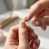 Nail Stickers Featuring Seven-spotted Ladybugs, Bees, Three-dimensional Relief Of Beaches And Sea Shells, And Nail Stickers Of Sea Snails.