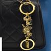 Car Key Double Chain Extended Accessories Personalized  Carriage Long Short Chain Bag Hanging Decoration