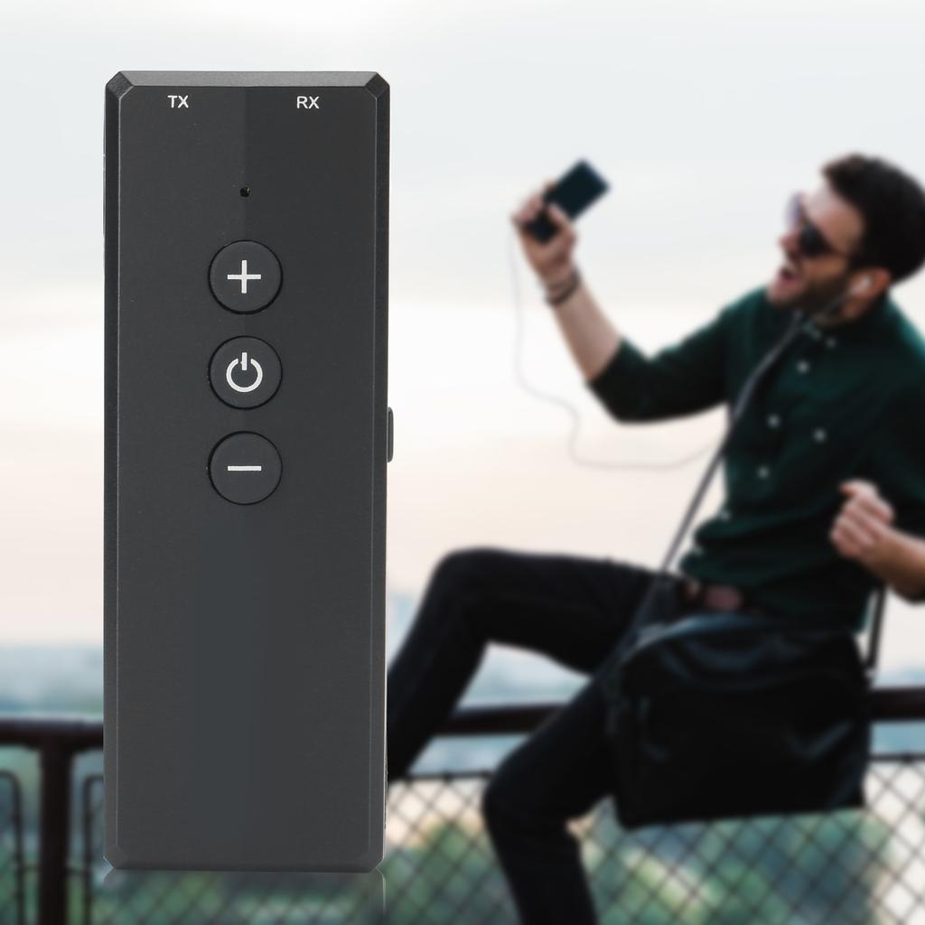 Bluetooth 5.0 Transmitter Receiver 3 In 1 Audio Wireless Adapter 3.5mm AUX for TV PC Car