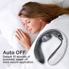 EMS Electric Neck and Shoulder Massager 6 Modes 9 Levels Head and Cervical Spine Massager Adjustable Heat Cervical Vertebra Relax Pain Relief