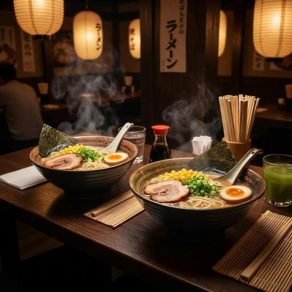 BOWL DEEP DINNER PLATE SET OF 2 pcs 1L FOR RAMEN NOodles Soups Ø20.7