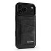 Luxury Back Leather Card Slots Case For iPhone 17 Pro Max 16 Plus 15 14 13 12 Pro Max 11 16E Air with Metal Buckle Card Holder Phone Stand Cover