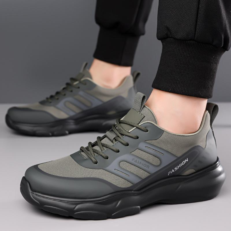 High-end sports men's shoes summer new mesh breathable versatile personalized platform jogging shoes outdoor mountaineering tide shoes