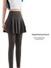Two-Piece Look Leggings: Hip-Covering, Slimming Yoga Pants for Spring/Autumn 2026