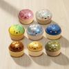 Cute Dumpling Toy Set Stress Relief Fidget For Kids Adults Kawaii Glitter Food Sensory Toys Gift In Steamer