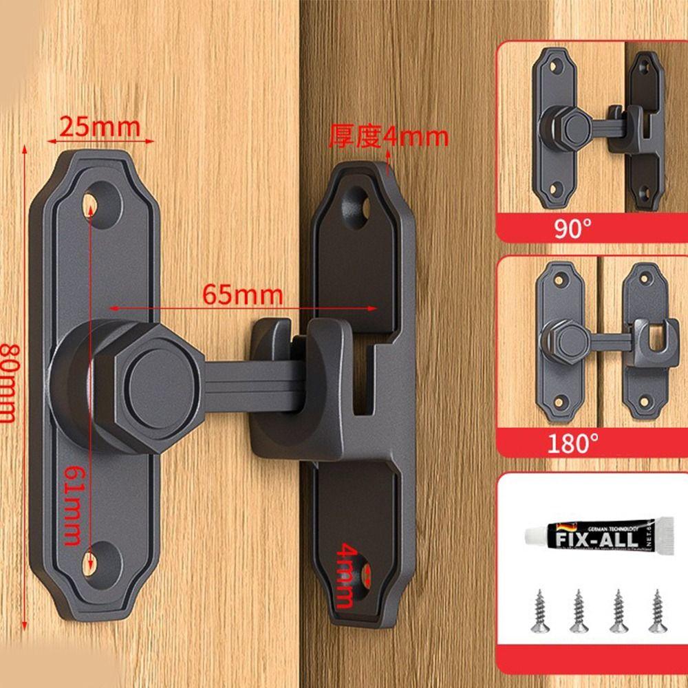 Safety Luminous Door Buckle Anti-theft Door Hasps Door Lock Guard Furniture Hardware