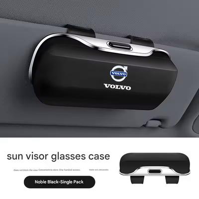 Car Visor Sunglasses Glasses Case Glasses Holder Clip Box Accessories For XC90 XC60 V50 S60 V70 V60 V40 S90 Olestar AWD XC