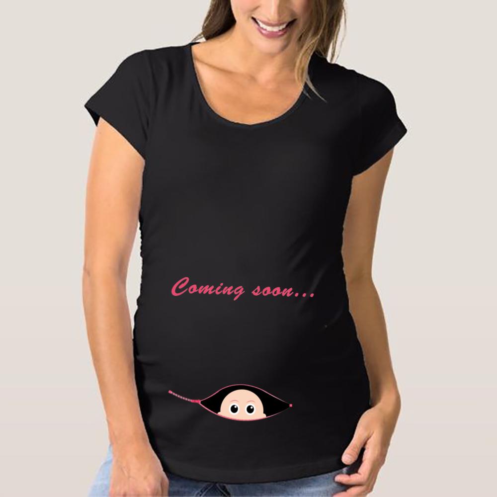 Moederschap T-shirts Voor Unisex Schattig Grappig Grafisch Zwangerschapscadeaus Zomer Casual Mama Zwangerschap Blouses Kleding