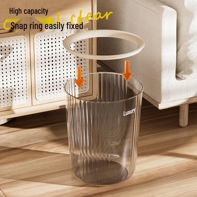 TAYHEE Transparent Lidless Waste Bin