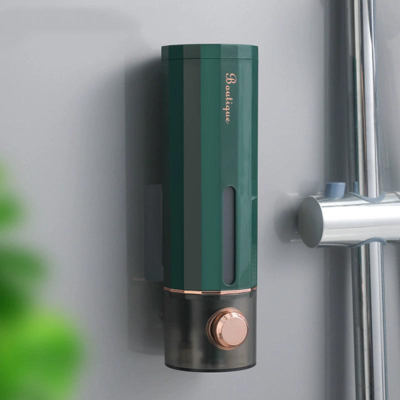 450ml Soap Dispenser Nail Free Liquid Soap Dispensers Hand Washer ABS Wall Mounted White Green Bathroom Accessories