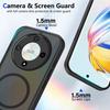 KEYSION Magnetische Handyhülle für HONOR X9d 5G Silikon+PC Matt Transluzent Klar Stoßfeste Rückabdeckung für Honor Magic 8 Lite 5G