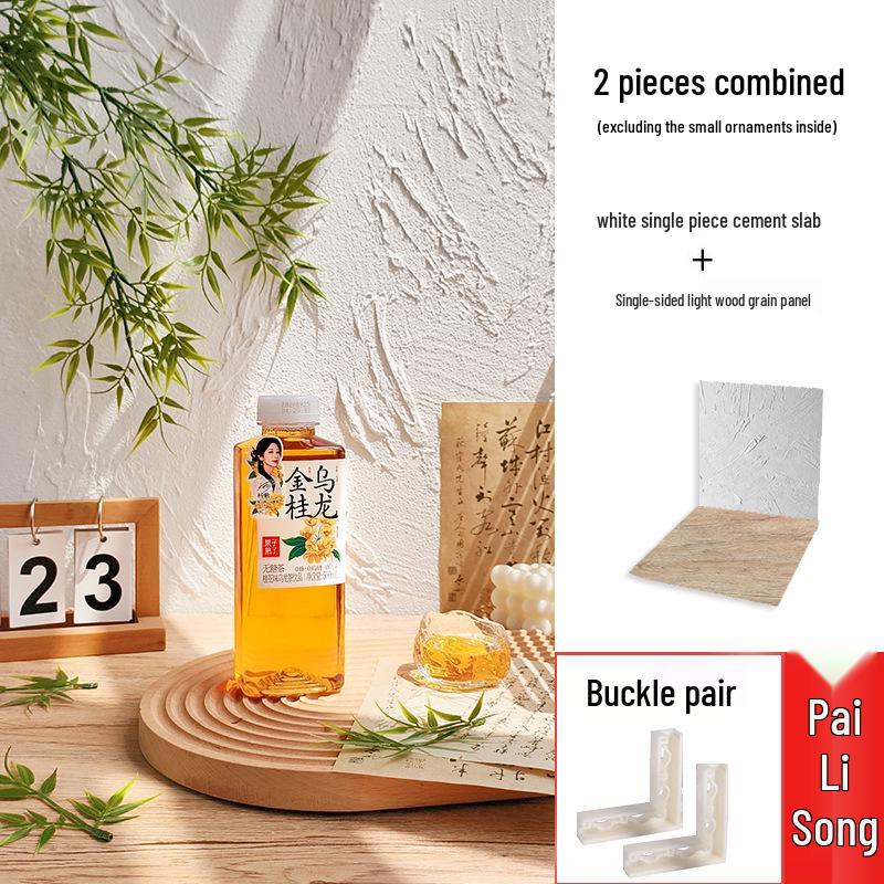 Retro Window Cake Baking Photography Background Board - Wood Grain Props for Studio Scenes