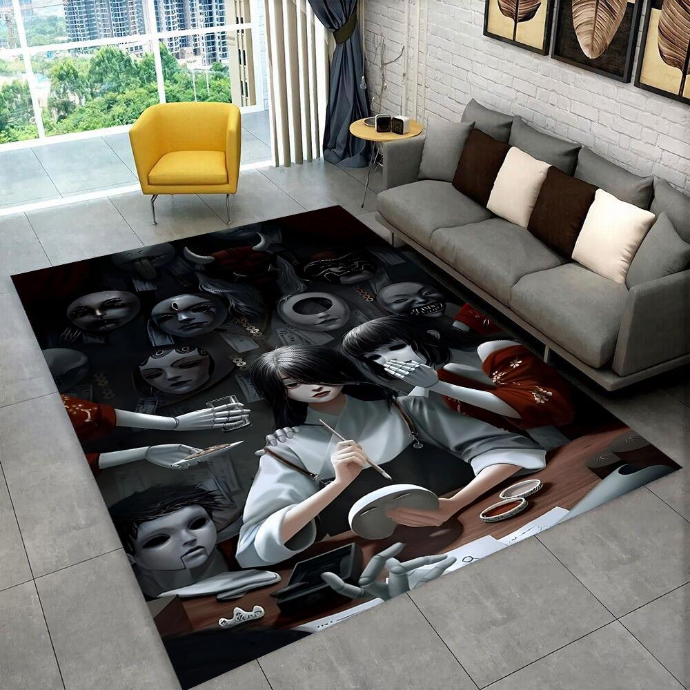 Horror Ito Tomie Kawakami Duch Kreskówkowy Dywanik Dywan do Salonu Sypialni Wystrój Domu, Dekoracja na Sofę Wycieraczka