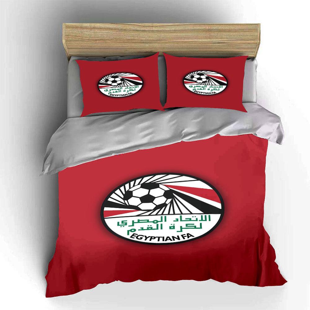 Egyptian FA Soccer Bedding Set Bedding Duvet Cover Set Duvet Cover Pillowcases (1 * Duvet Cover 2 * Pillowcases, without duvet insert)