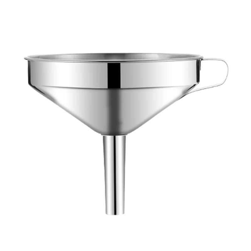 Thickened 304 Stainless Steel Funnel Set with Filter for Kitchen, Oil, and Wine - Various Sizes