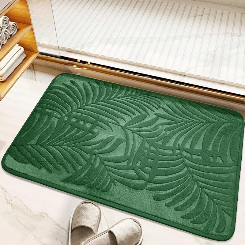 Absorbent Non-slip Bathroom Rug Memory Cotton Bathrooms Floor Rugs Bath Mat Living Room Bedroom Kitchen Home Carpet