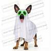 2026 Halloween Dog Ghost Costume Pet Cosplay Cape Witch Hat Robe Party Outfit Role-play Prop